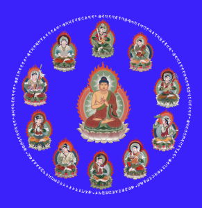 THÍCH CA MÂU NI PHẬT THẬP BA LA MẬT CHÚ LUÂN